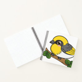Palila Hawaii Forest Bird Notizblock