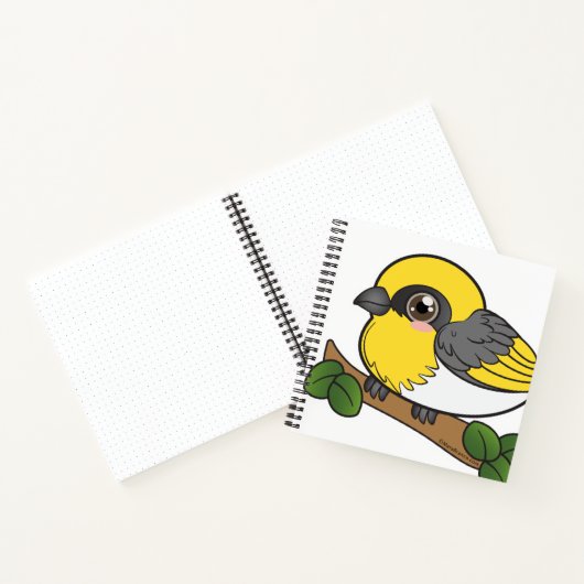 Palila Hawaii Forest Bird Notizblock (Innenseite)