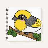 Palila Hawaii Forest Bird Notizblock (Vorderseite)