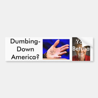 Palin3 Autoaufkleber