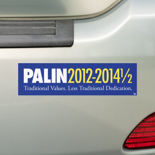 Palin 2012-2014 1/2 autoaufkleber (Auf Auto)