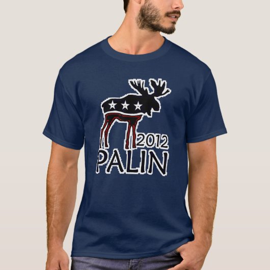 Palin 2012 Elche T-Shirt (Vorderseite)