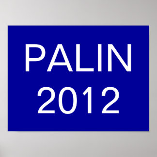 PALIN, 2012 POSTER