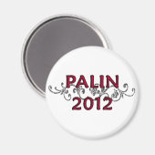 Palin 2012 Weinrebe Magnet (Vorderseite/Rückseite)