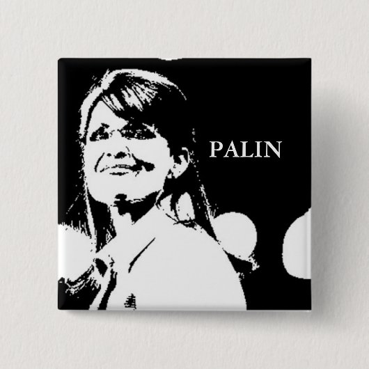Palin b/w Button (Vorderseite)