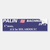 palin bachmann 2012 autoaufkleber (Vorne)