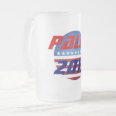Palin Bier-Tasse 2012 Mattglas Bierglas (Vorderseite Links)