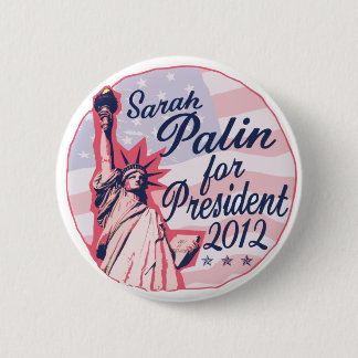 Palin Dame Liberty Button