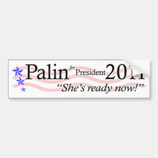 Palin für Präsidenten 2011 Autoaufkleber