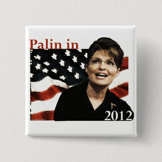 Palin für Präsidenten im Jahre 2012 Button (Vorderseite)