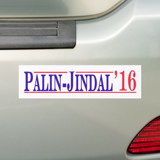 Palin - Jindal 2016! Autoaufkleber (Auf Auto)