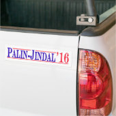 Palin - Jindal 2016! Autoaufkleber (Auf Lkw)
