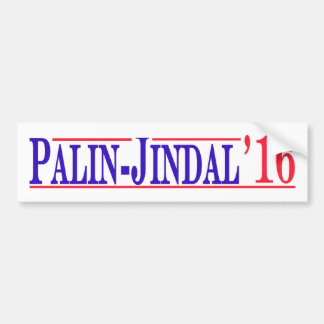 Palin - Jindal 2016! Autoaufkleber