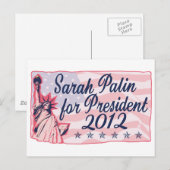 Palin Lady Liberty Postkarte (Vorne/Hinten)