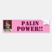 Palin Power!! - Autoaufkleber (Vorne)