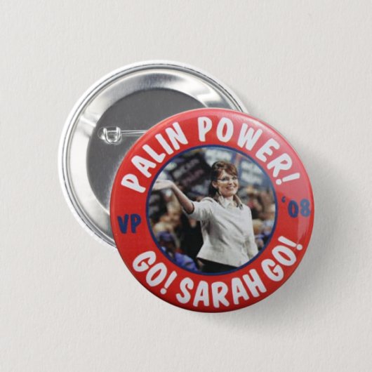 Palin Power-Knopf Button (Vorne & Hinten)