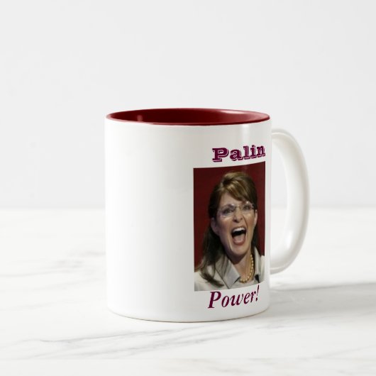 Palin Power! - Tasse Sarahs Palin (VorderseiteRechts)