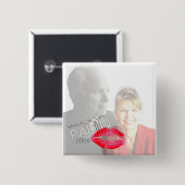 Palin und McCain 2008 Bildknopf Button (Vorne & Hinten)