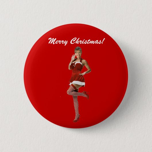 Palin Weihnachten (T-Shirt, Weihnachtskarten, Button (Vorderseite)