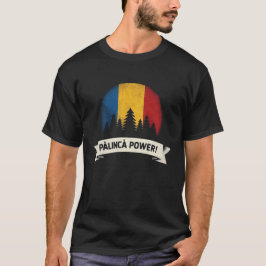 Palinca-Power - Tricolor-Flaggentaube T-Shirt