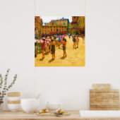 Palio in Siena Poster (Küche)