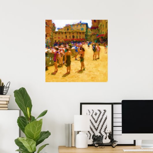 Palio in Siena Poster (Heimbüro)