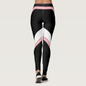 Palisade Designs Friendly Pink Ribbon Flow Leggings (Rückseite)