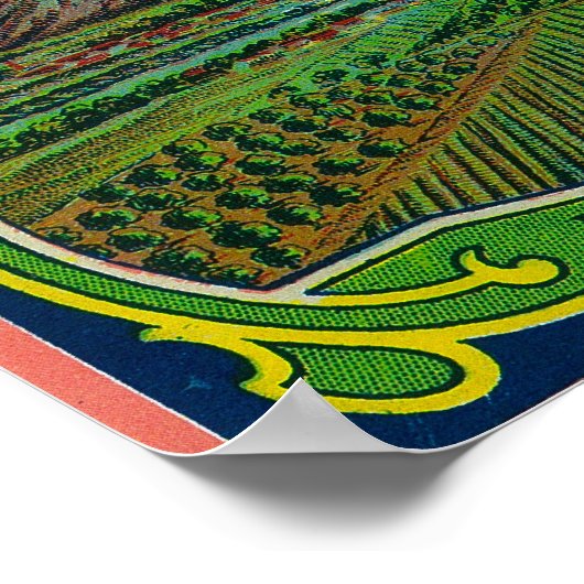 Palisade Peach Poster (Ecke)