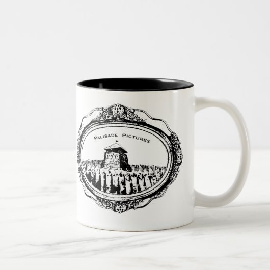 Palisade Pictures - Studio-Logo-Tasse Zweifarbige Tasse (Rechts)