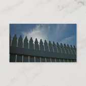 Palisadenzaun Visitenkarte (Rückseite)