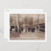 Palisades Amusement Park, New Jersey, 1909 Postkarte (Vorne/Hinten)