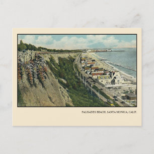 Palisades Beach, Santa Monica, Kalifornien 1931 Vi Postkarte