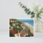 Palisades Pacific, Santa Monica CA 1950s Postkarte (Stehend Vorderseite)