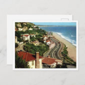 Palisades Pacific, Santa Monica CA 1950s Postkarte (Vorne/Hinten)