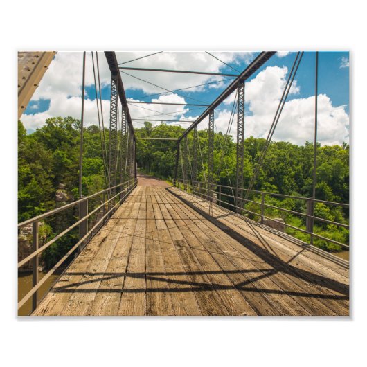 Palisades Staat Park Bridge Fotodruck (Vorne)