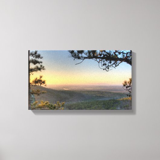 Palisades View, Petit Jean Staat Park Arkansas Leinwanddruck (Vorderseite)