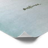 Palisander-Gelbbarsch und Leinwand Poster (Ecke)