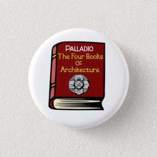 Palladio die vier Bücher des Architektur-Knopfes Button