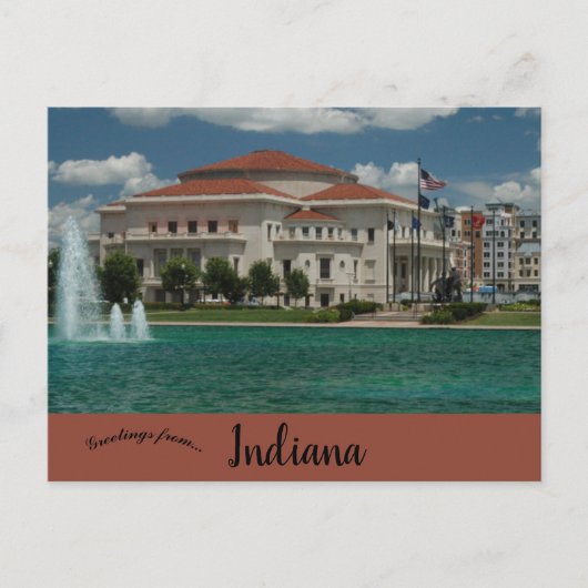 Palladium Carmel Indiana Postkarte (Vorderseite)