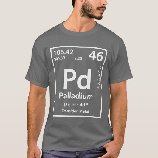 Palladium-Element (weiß) T-Shirt (Vorderseite)
