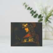 Pallas Athena 1657 von Rembrandt Harmensz Van Rijn Postkarte (Stehend Vorderseite)