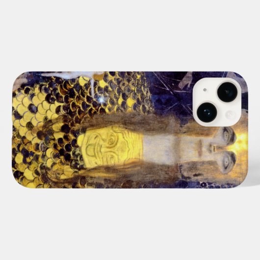 Pallas Athena, Gustav Klimt Case-Mate iPhone Hülle (Rückseite (Horizontal))