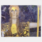 Pallas Athena, Gustav Klimt Fleecedecke (Vorderseite (Horizontal))