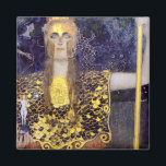 Pallas Athena, Gustav Klimt Magnet<br><div class="desc">Gustav Klimt (14. Juli 1862 - 6. Februar 1918) war ein österreichischer symbolischer Maler und einer der prominentesten Mitglieder der Wiener Sezessionsbewegung. Klimt ist bekannt für seine Gemälde, Wandgemälde, Skizzen und andere Kunstobjekte. Neben seinen figurativen Werken, die Allegorien und Portraits enthalten, malte er Landschaften. Unter den Künstlern der Wiener Sezession...</div>