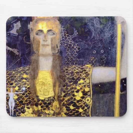 Pallas Athena, Gustav Klimt Mousepad (Vorne)