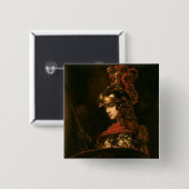 Pallas Athena oder, gepanzert, 1664-65 Button (Vorne & Hinten)