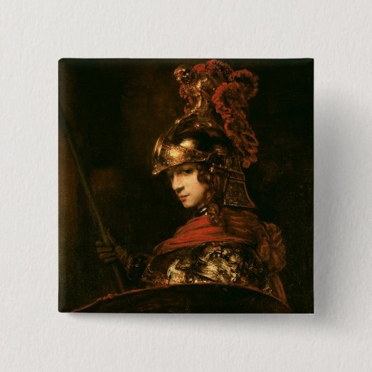 Pallas Athena oder, gepanzert, 1664-65 Button (Vorderseite)