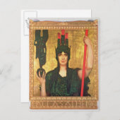 Pallas Athena Postkarte (Vorne/Hinten)