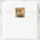 Pallas Athena Quadratischer Aufkleber (Tasche)