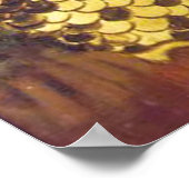 Pallas Athena von Gustav Klimt Poster (Ecke)